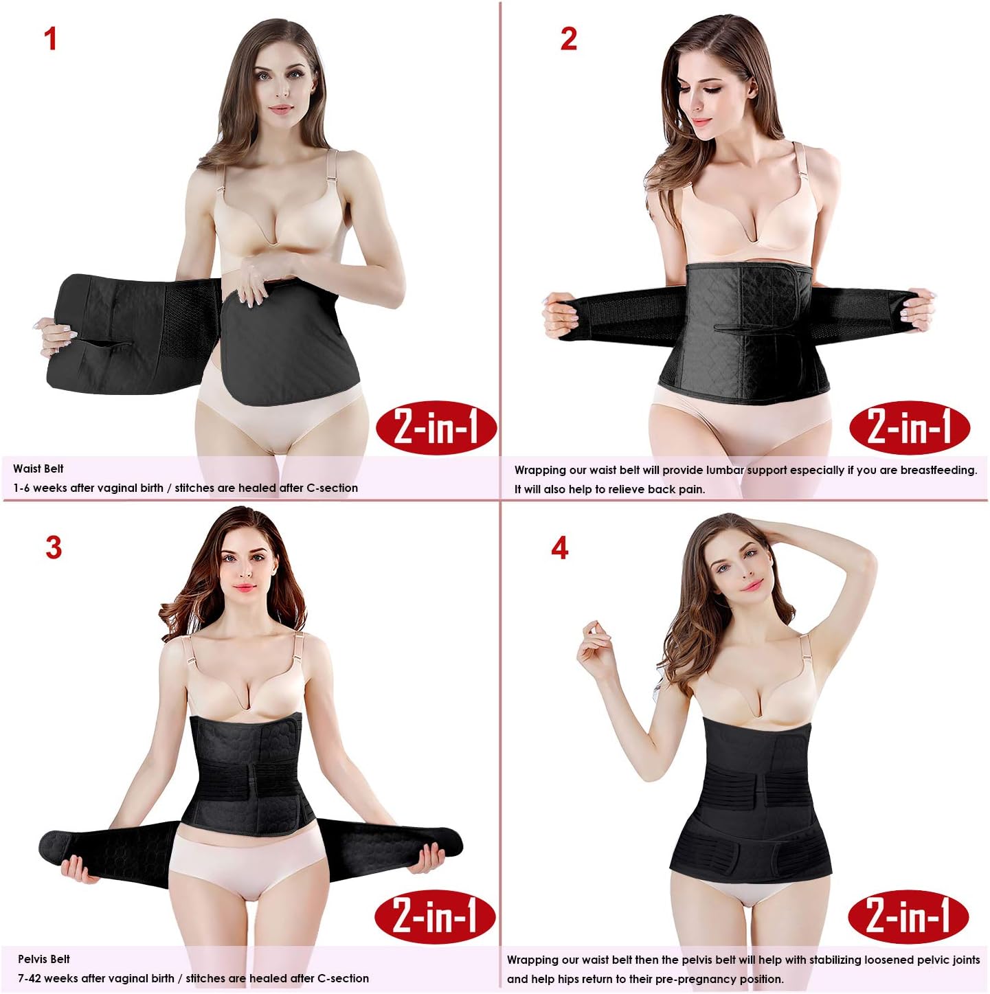 3 in 1 Postpartum Belly Band