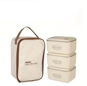 Premium Lunch Box Set with Insulated Carry Bag – Leakproof Food Container for Work, School & Travel
