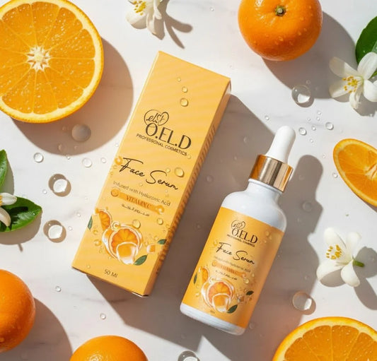 O.E.L.D Professional Cosmetics Vitamin C Face Serum – Brightening & Anti-Aging Skin Care with 30-Day Replacement Warranty