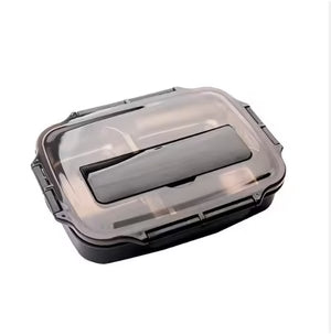 Premium Stainless Steel Lunch Box – Leakproof Food Storage Container for Work, School & Travel